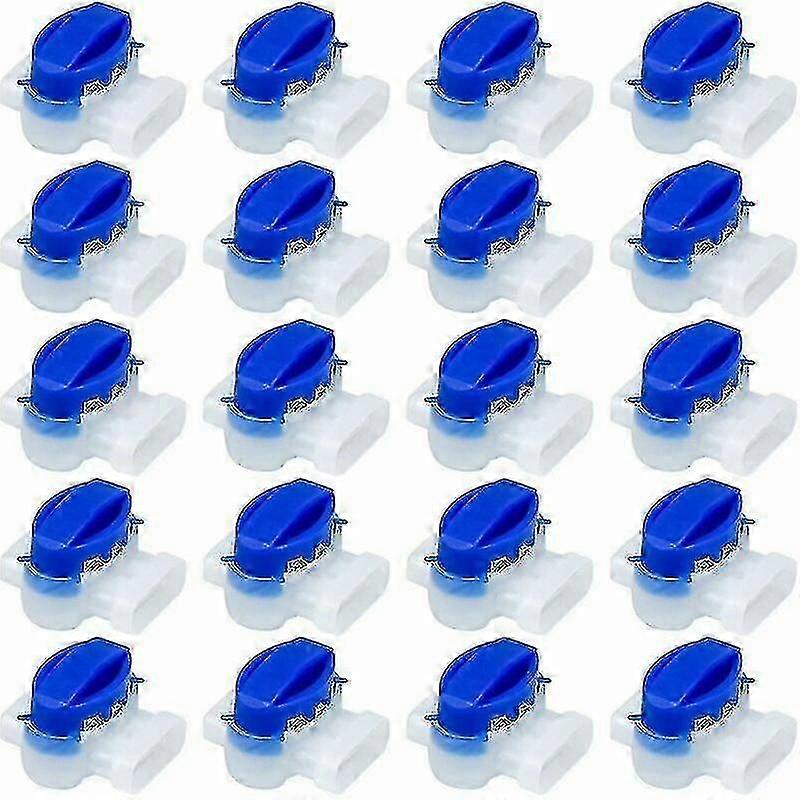 20 Pcs Resin Filled Cable Connectors, Waterproof Cable Fitting 3-wire Terminal Connection For Automower Robot Lawn Mower