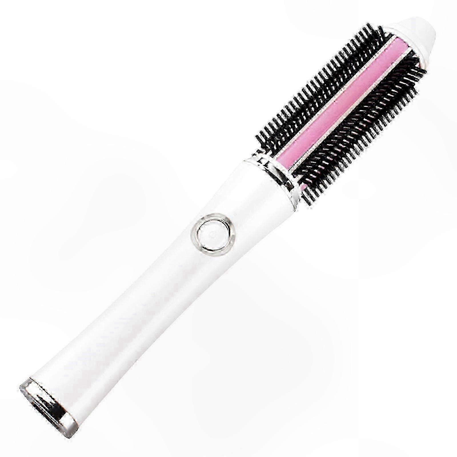 Cordless Mini Round Brush for Travel and Hair Styling, Portable Rechargeable Curling Iron Tool with Compact Design