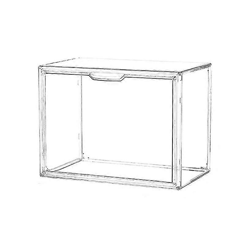 2025 Purse Storage Box with Magnetic Door Dustproof Stackable Clear Wallet Clutch Storage Organizer for P