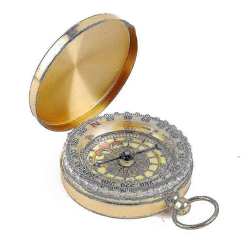 Travel Compass Pocket Compass Compass  Vintage Pocket Compass With Luminous Function