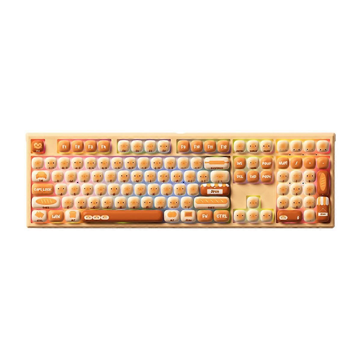 MG108B Wireless Mechanical Keyboard MOG Profile RGB 108 Keys Full Size Hot Swap USB / 2.4G / BT 5.0