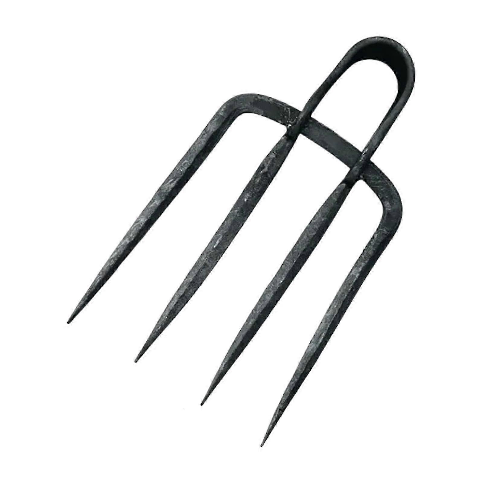 Garden Rake Pitchforks Replacement Head Easy to Clean and Carry Agricultural--Style C