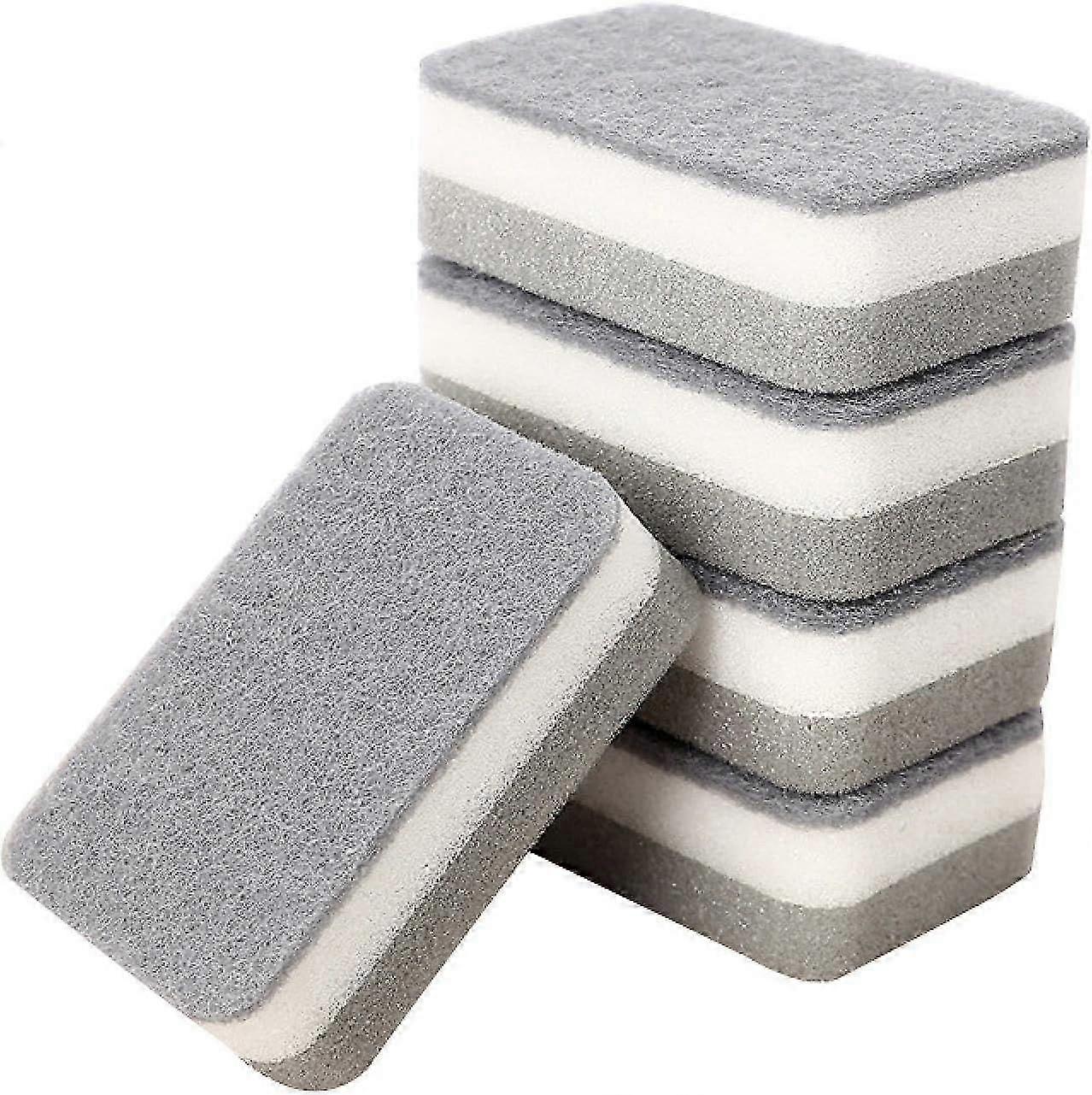 2025 Latest Model 24PACK Dishwashing Sponge Gray Non-Scratch Sponge Wipe Kitchen Cleaning Sponge