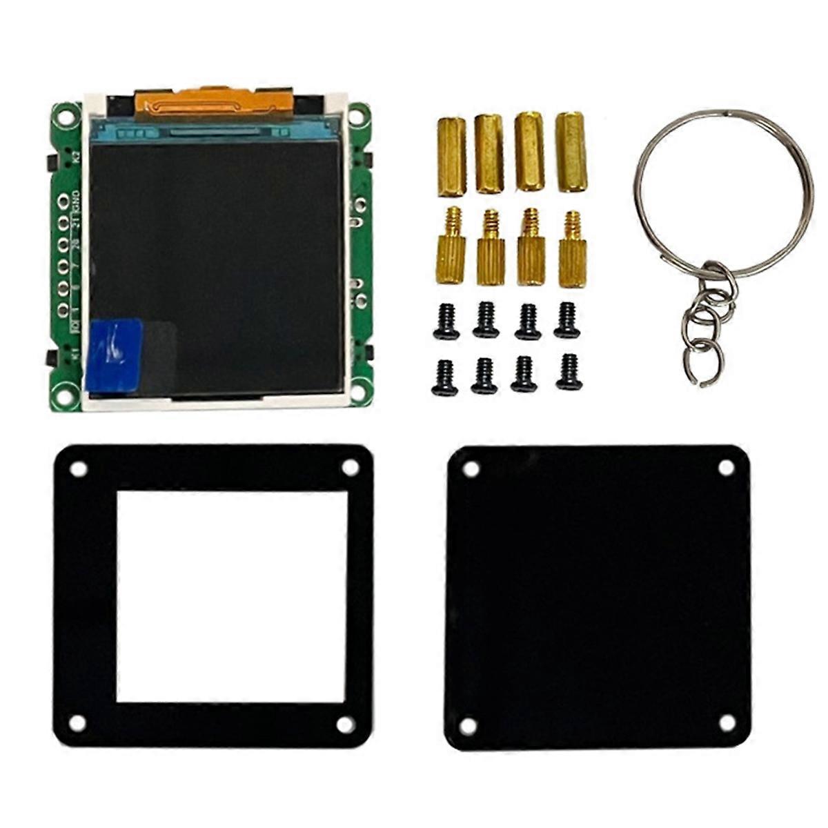 Esp32 C3 Desktop Trinket Mini Tv Portable Pendant Lvgl 1.44Inch Lcd St7735 Lvgl Weather Station Gif