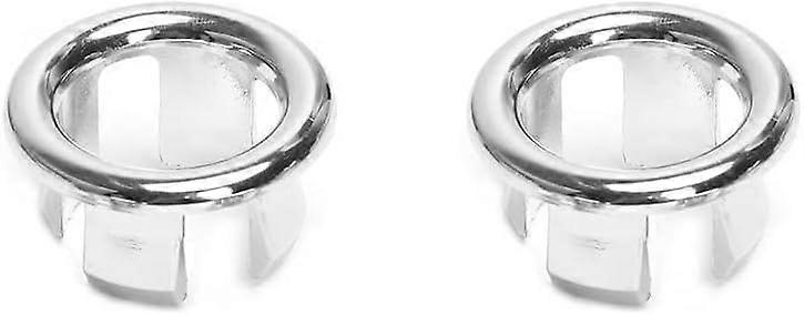 Pieces Sink Overflow Ring Round Sink Hole Overflow Cover Basin Trim Overflow Drain Plug Cover Replacement Parts Inserted into Hole
