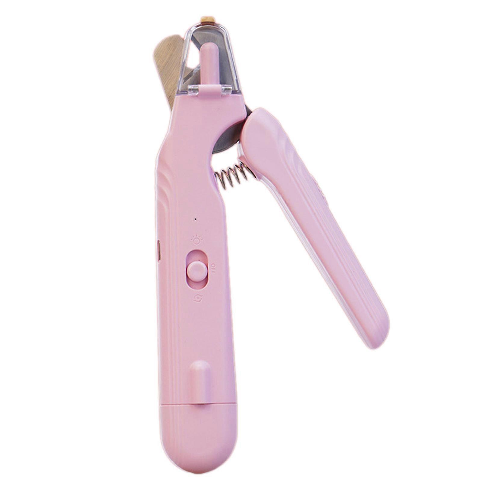 LED Light Pet Nail Clipper Ergonomic Design Cat Claw Trimmer for Kittens Puppy