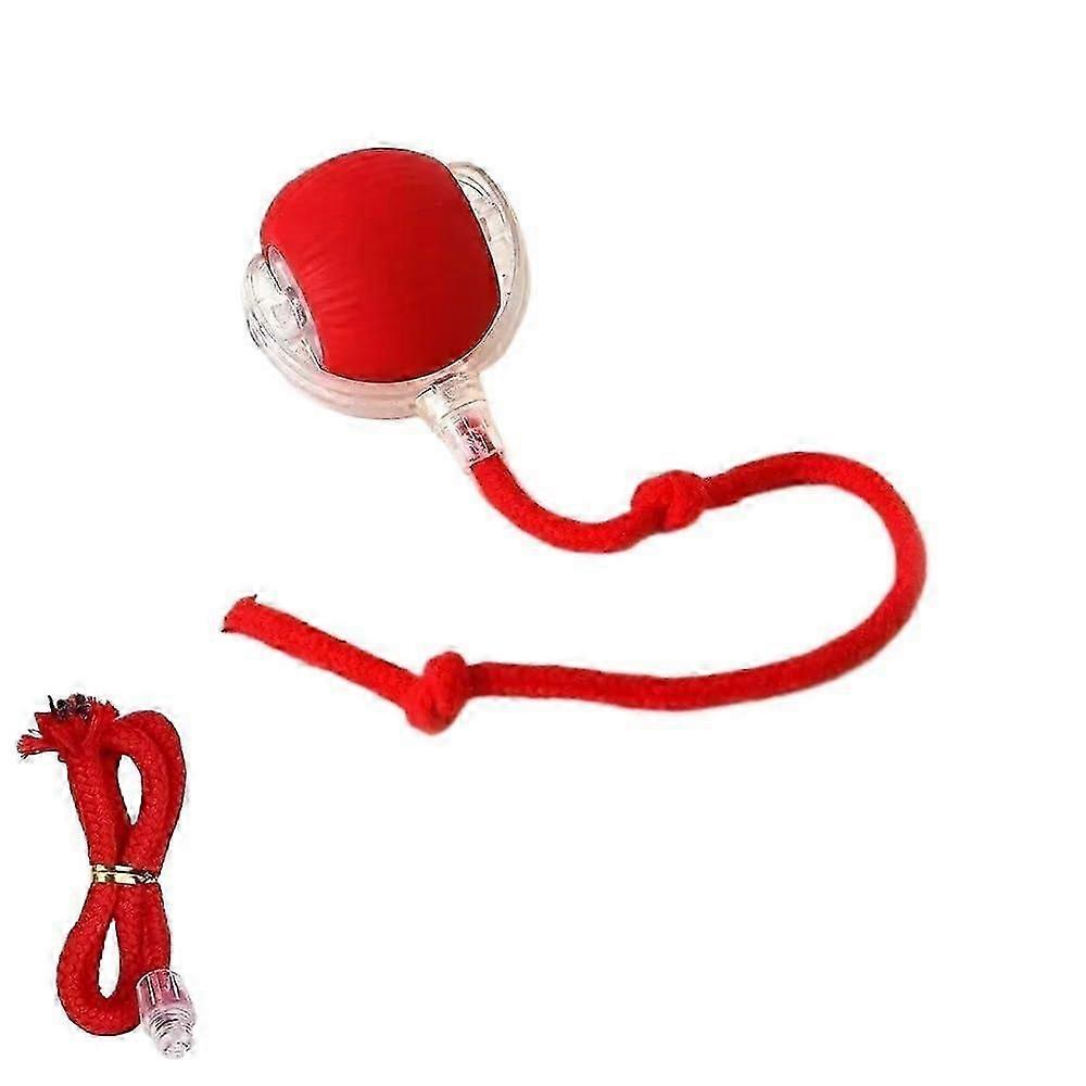 Interactive Cat Ball, Automatic Rolling Ball Toy With Artificial Tail (red Tail Ball Kit 1)