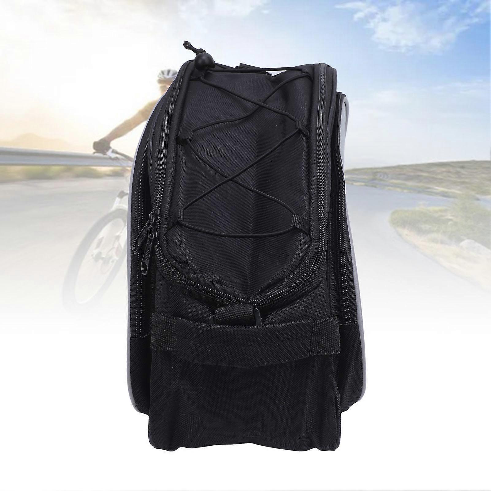Cycle Rack Bag 600D Polyester Water Resistant Black Gray with Strap