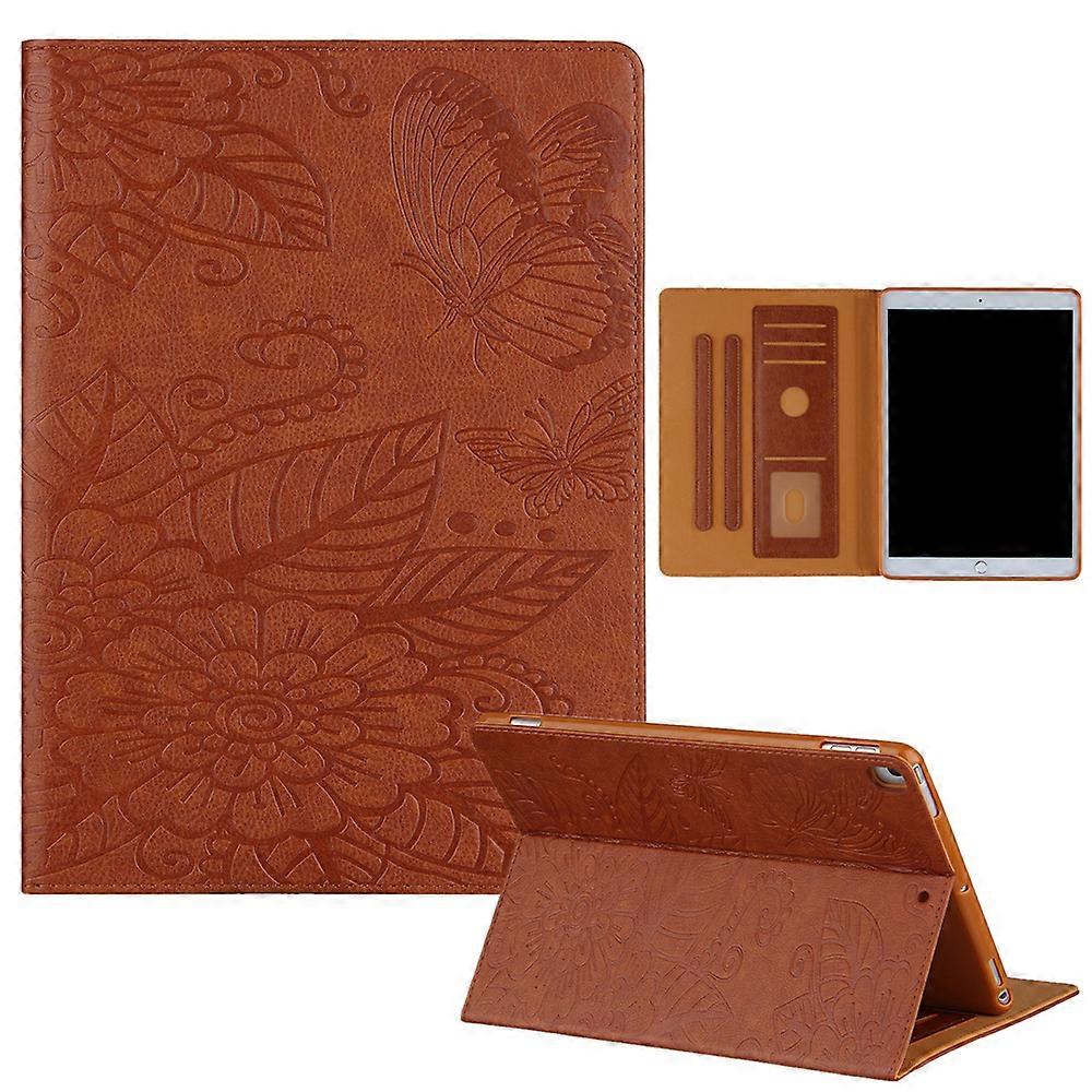 Suitable for iPad10.2 embossed 10.9 tablet leather case mini6 cover Air11 2024 protective case IPAD9.7