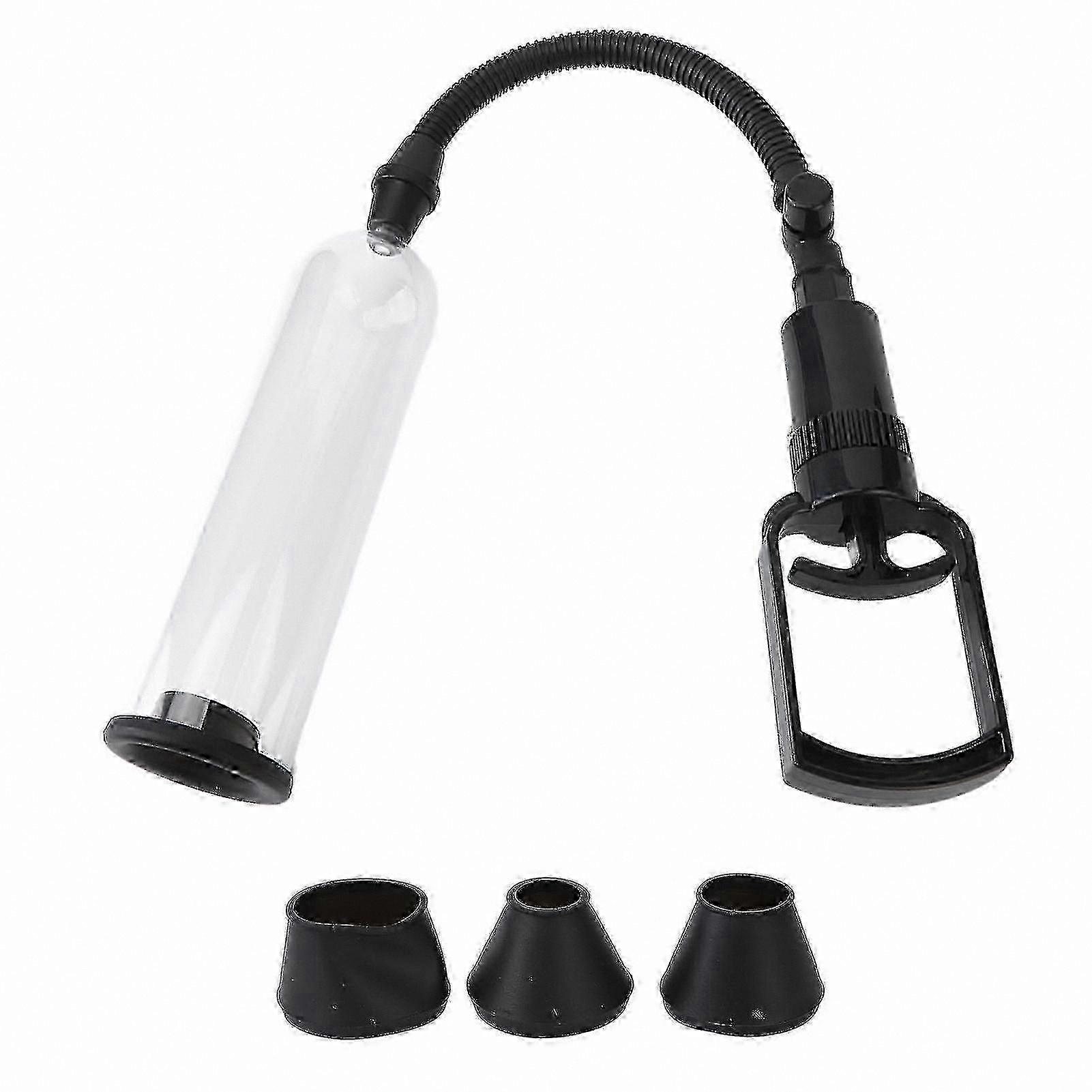 Men's Manual Vacuum Pump Trainer for Performance Enhancement and Exercise Devices