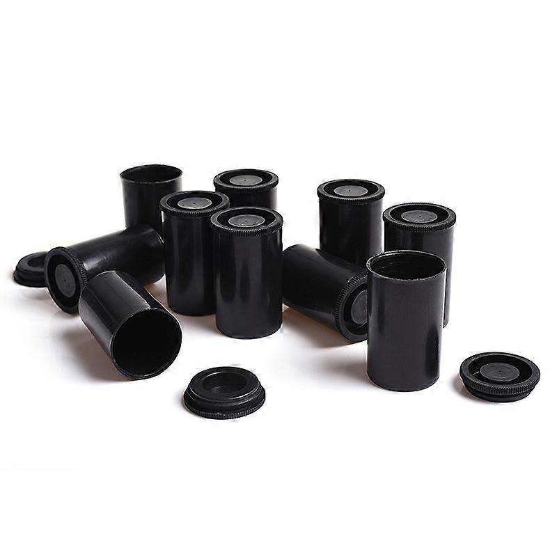 10pcs Plastic Empty Bottle Case Film Cans Canisters-Container