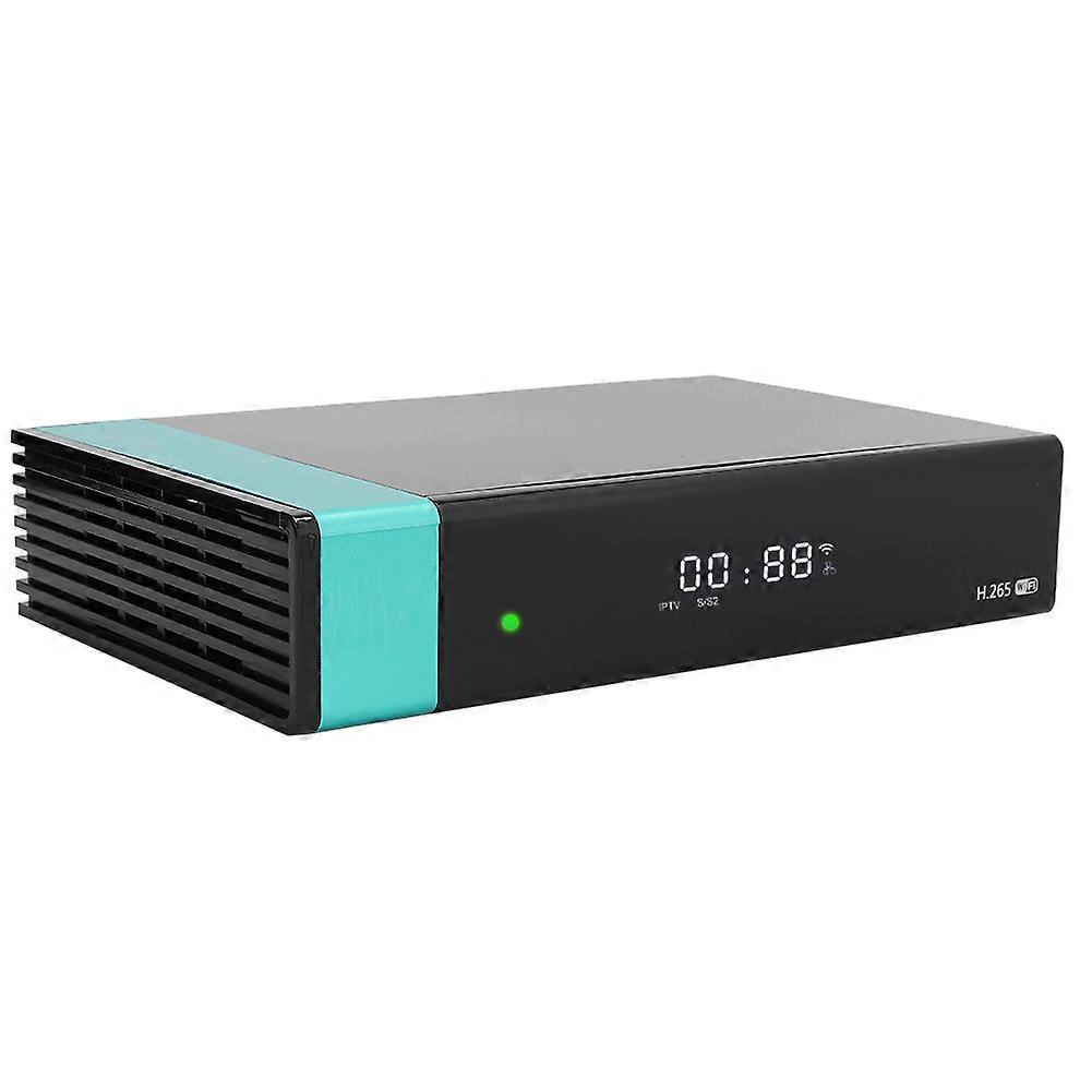 DVB-S2/S2X HD Set Top Box with Built-In WiFi Black Media Player