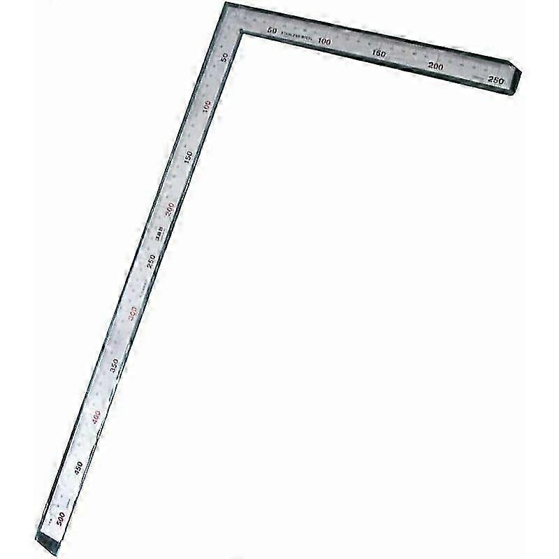 L-Shaped Metal Ruler, Double-Scale Measurement Tool With High Hardness Stainless Steel, Ensuring Durability And Longevity For Your Carpentry 2025