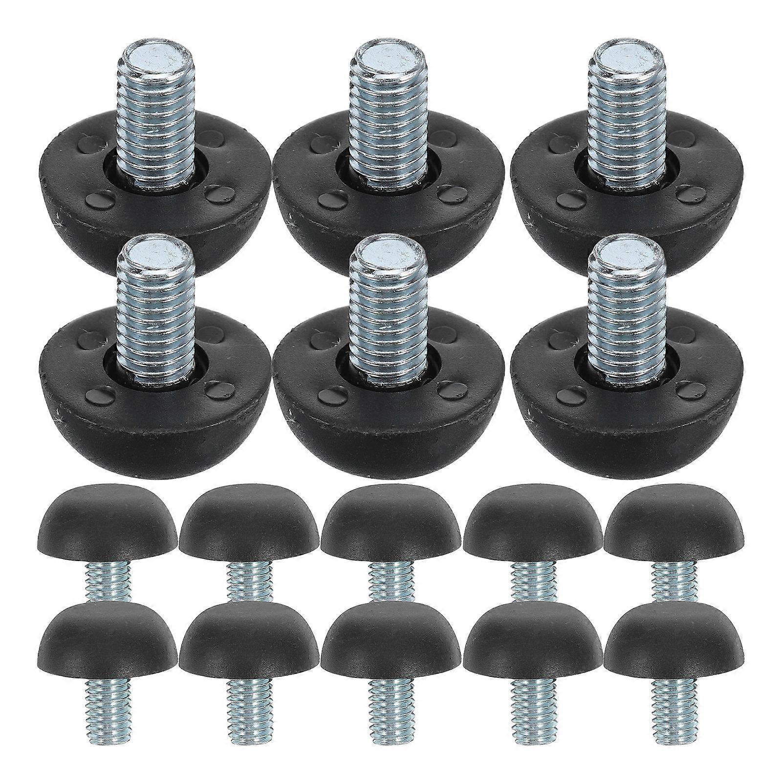M8 Adjustable Furniture Feet Rubber Pads for Patio Furniture 80Pcs