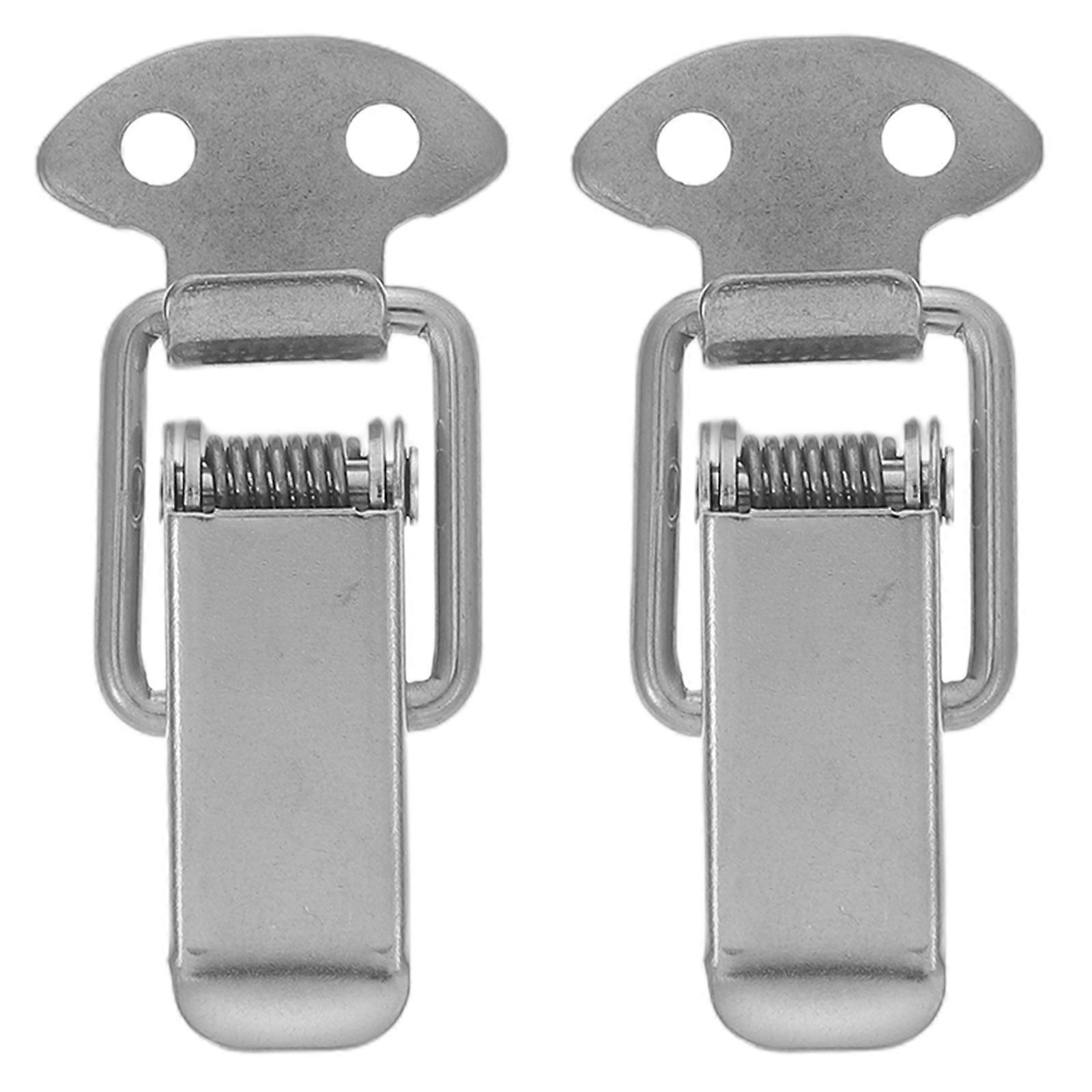 Silver Toggle Latch for Door with Durable Stainless Steel 2Pcs Set