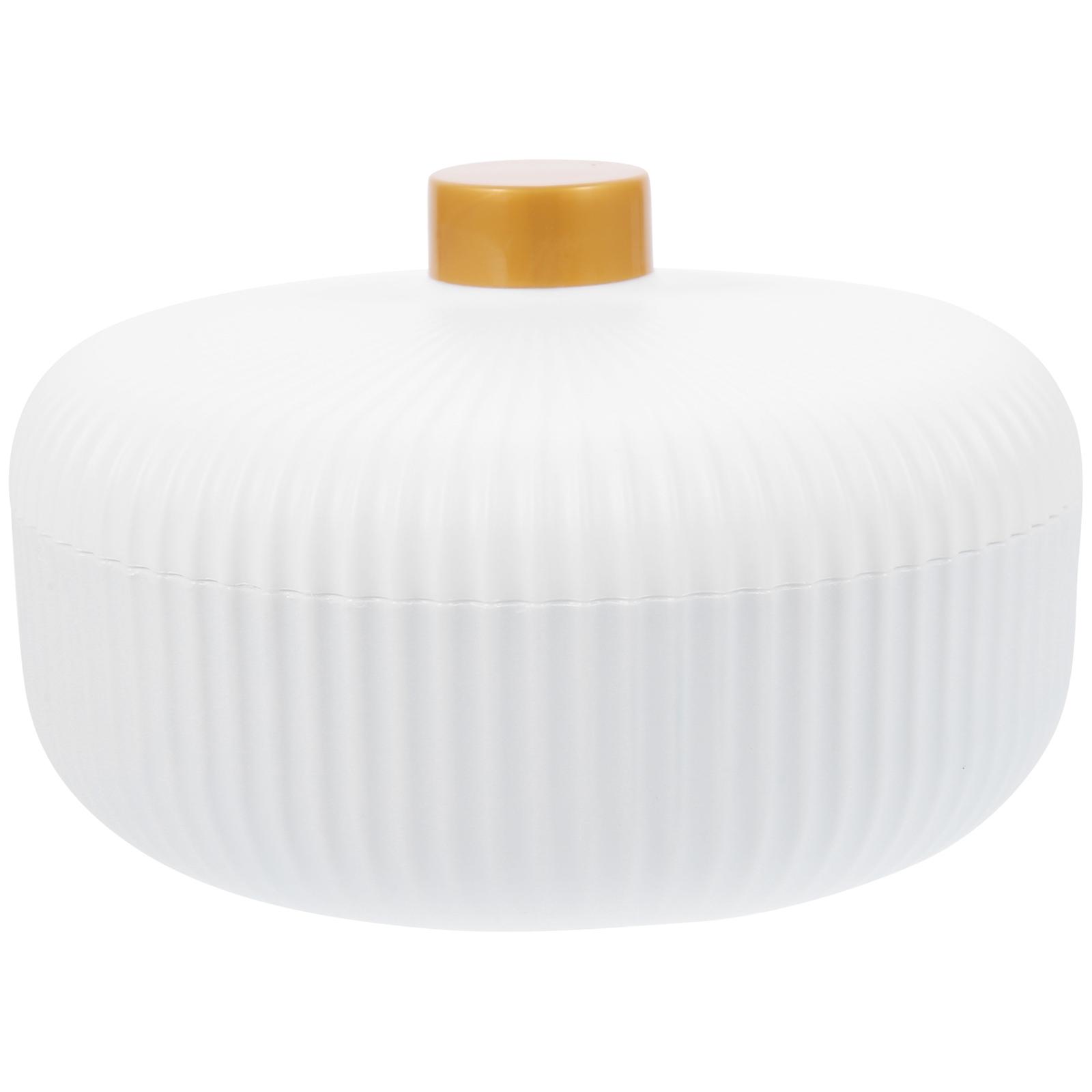 Compartment Dried Fruit Box for Storage White Candy Tray PP Material