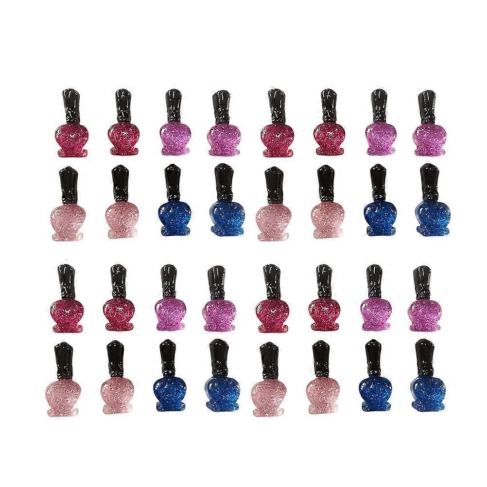 Nail Polish Phone Shell Accessory for DIY Phone Case Decor 40Pcs Mixed Color