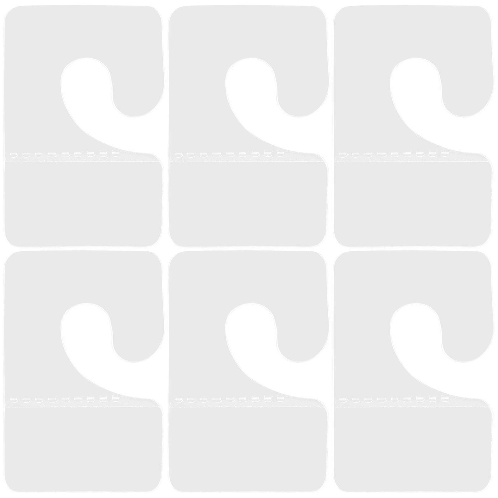 100pcs Clear Sticky Hanging Tabs Self Adhesive Hang Tabs PVC Tag Hook for Retail Display