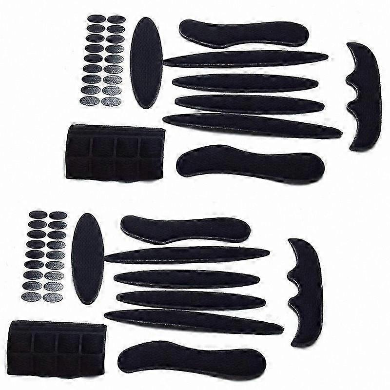 2-Pack Universal Helmet Cushion Set with Replacement Sponge Pads for Cycling and Motorcycle Use