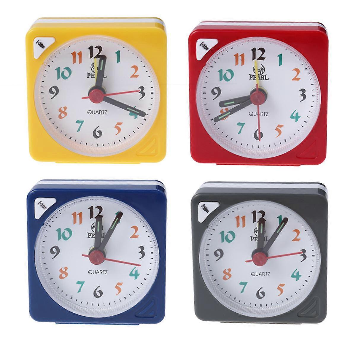 Stone Quartz Clock Plastic Clock for Time Display Blue