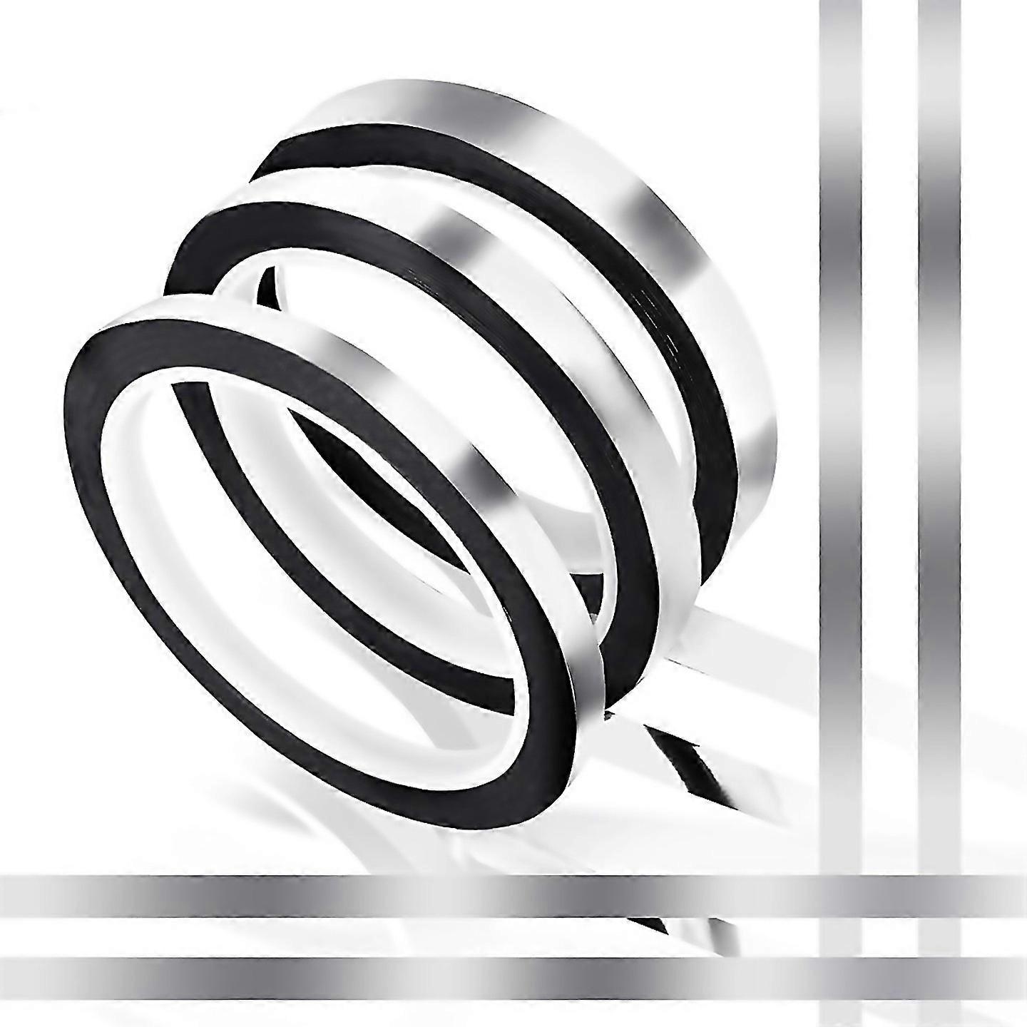 For 3 Pcs Solid Foil Washi Tapedecorative Adhesive Masking