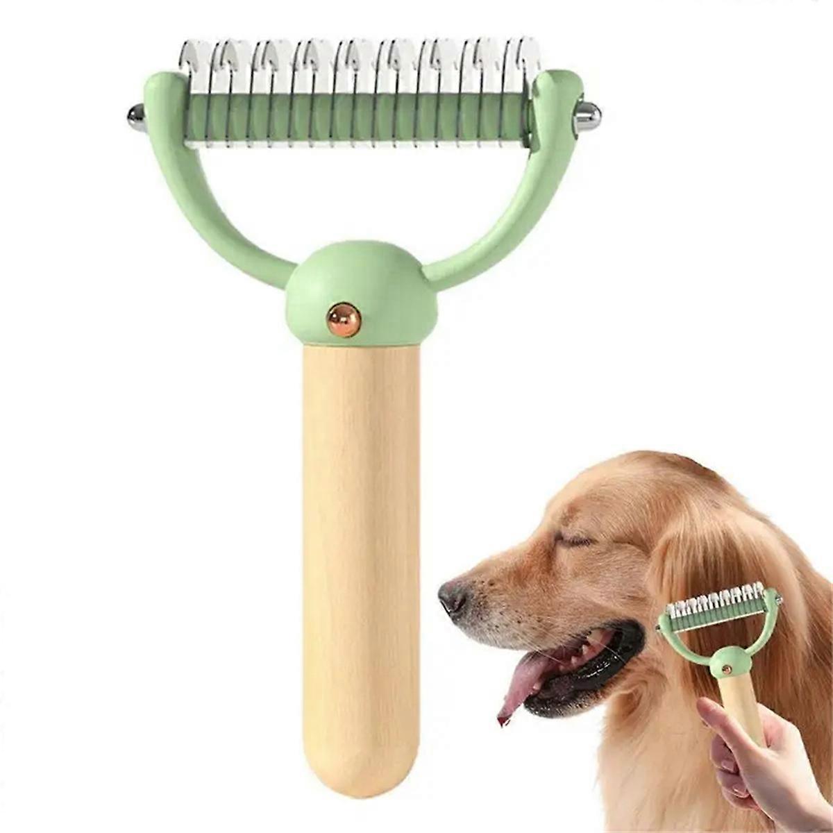 Undercoat Rake Brush Dematting Cat Combs For Long Haired Cats C