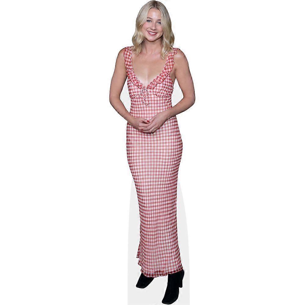 Lucy Freyer (Midi Dress) Cardboard Cutout (lifesize OR mini size). Standee. Stand Up.