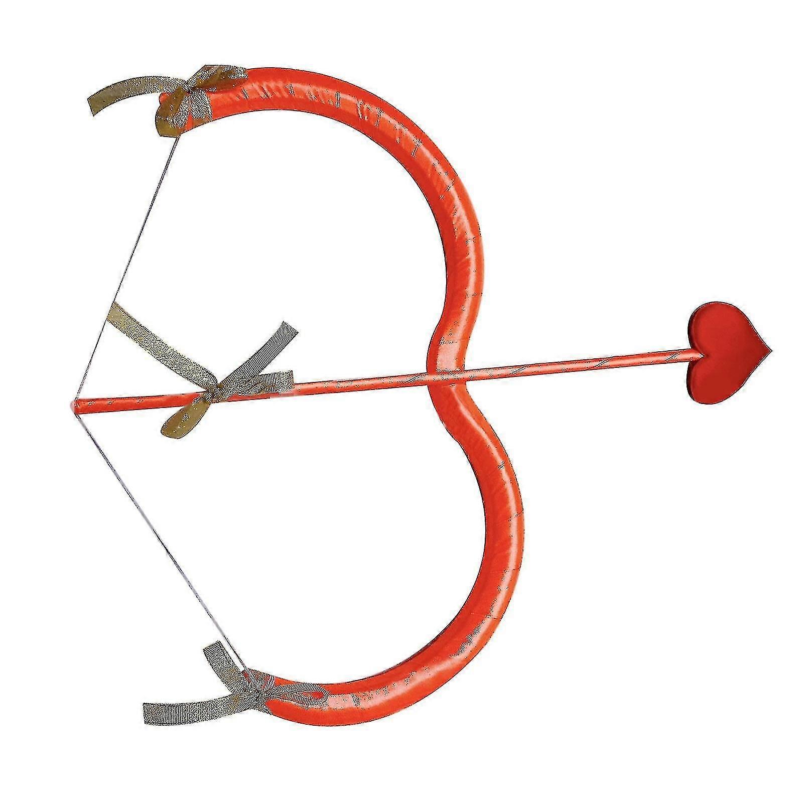 Cupid Archery Toy Set, Bow & Arrow Set Cupid Costume Photo Props For Adults