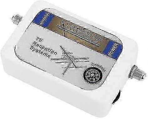 デジタル地上波テレビアンテナ信号強度メーターホワイト1個