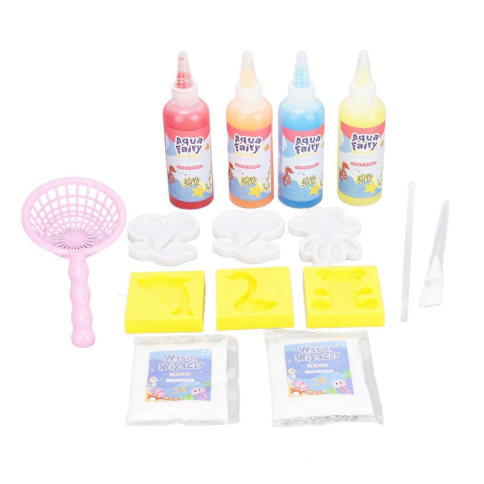 Water Elf Toy Set Leakproof Design Color Cognition Hands On Ability Water Elf Beads Animal Kit for Kids