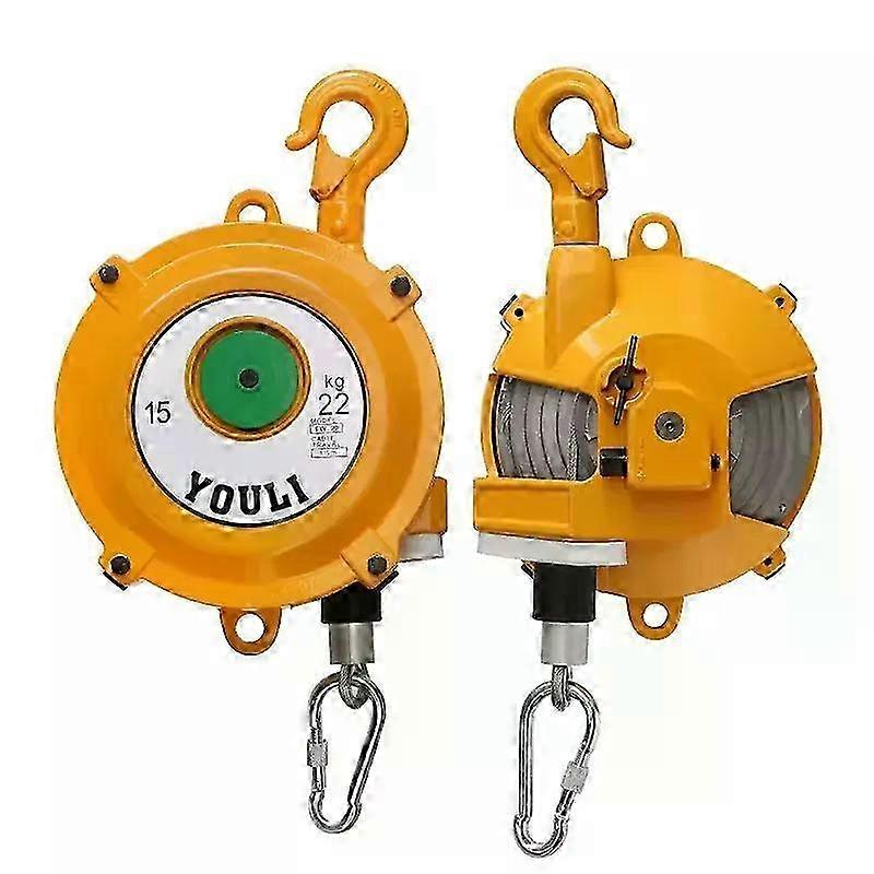 Spring Balancer 15-22KG Self-locking Tower-Type Lifting Hook with Steel Wire Rope 15M