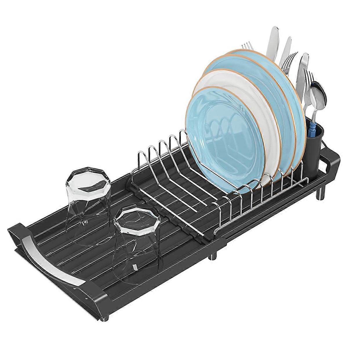 white dish drying rack