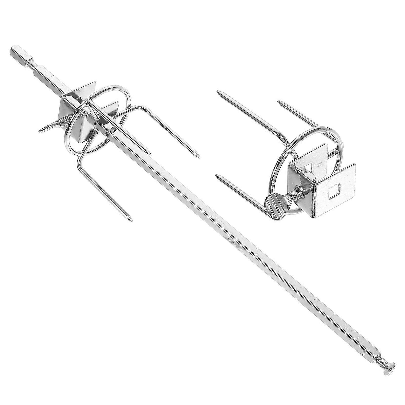 Rotating Turkey Fork Stainless Steel Bbq Fork for 1Set Grilling