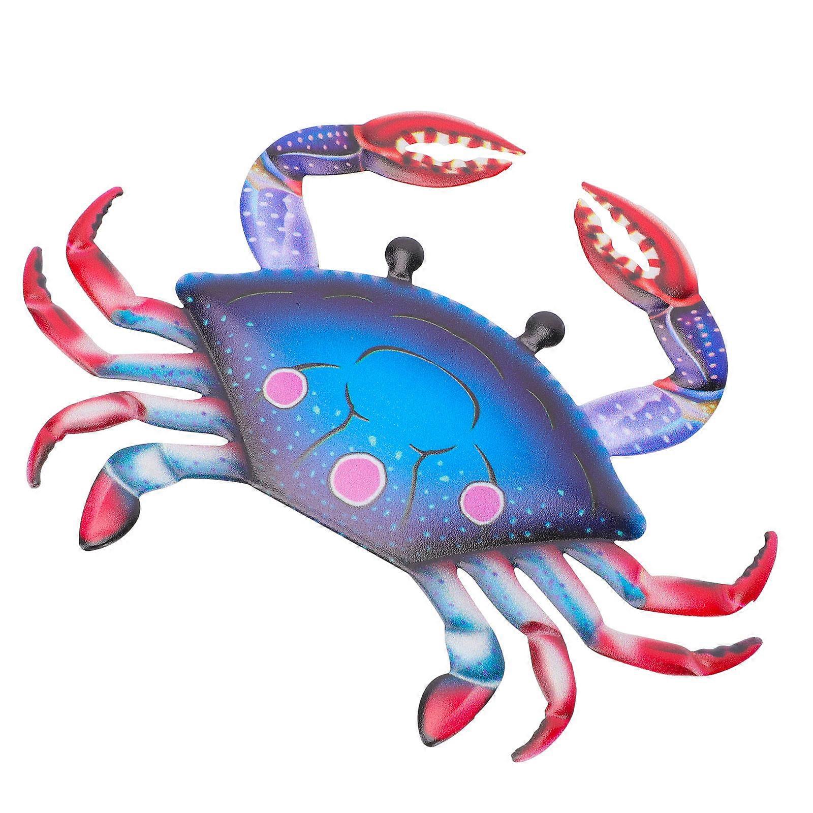 Creative Wall Decor Crab Pendant for Home Decoration 18x13.5cm Rectangular 4Pcs