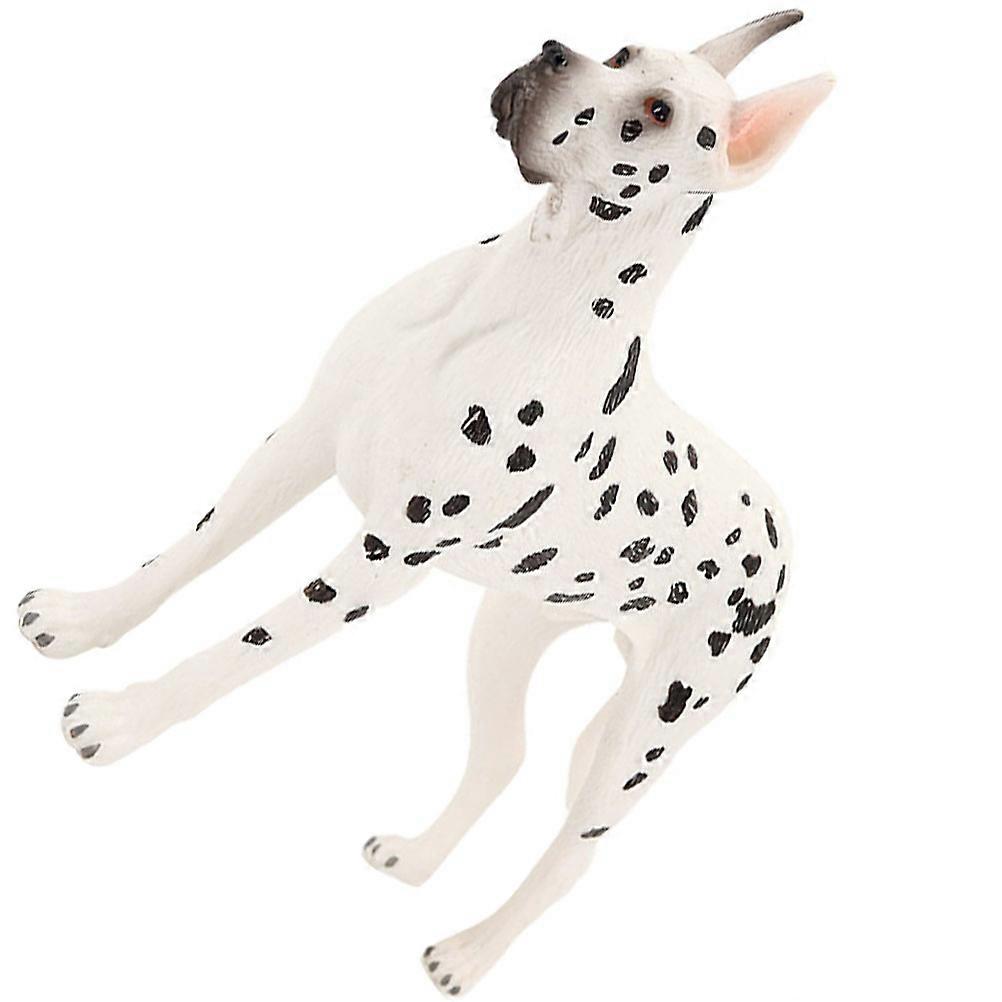 Plastic Dog Model Simulation Dog Model for Home Decoration 3Pcs Set