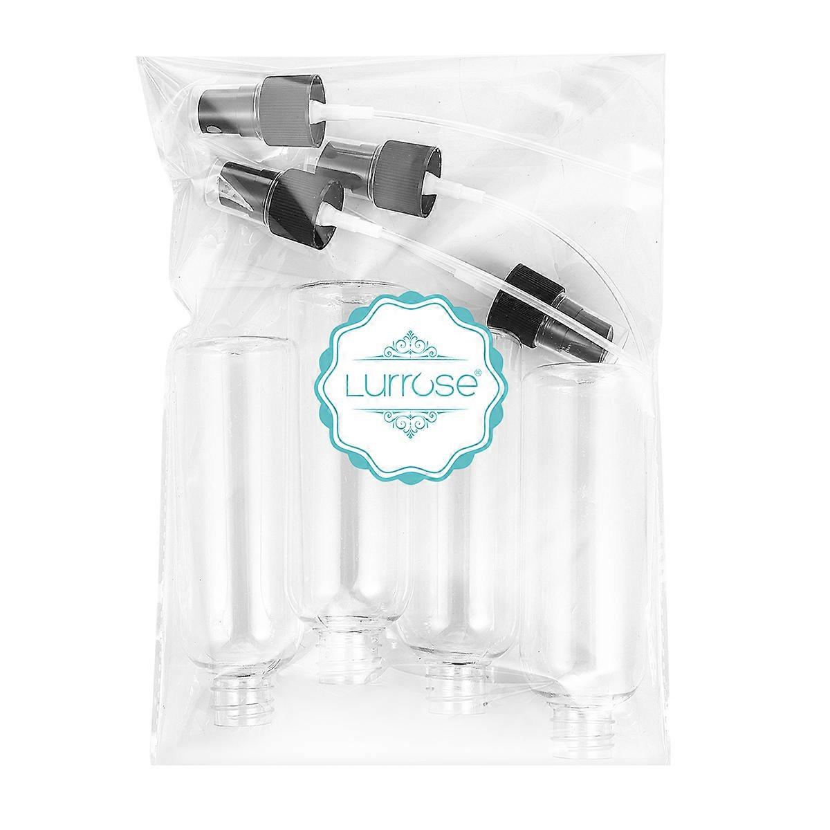 Empty Spray Bottle Lurrose Plastic Bottles for Refillable Use 2Pcs Transparent