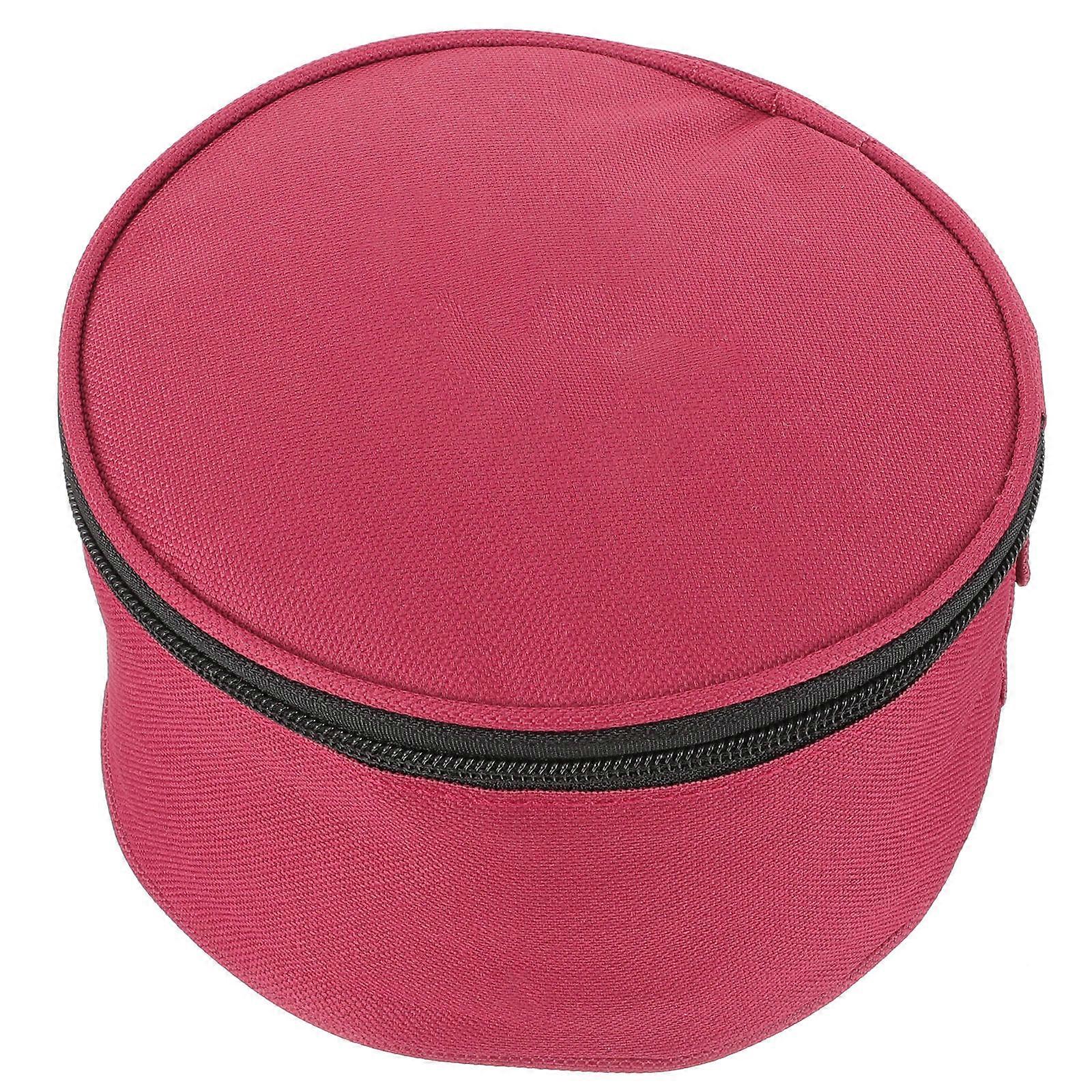 Buddha Sound Bowl Pouch Rosy Fabric Small Container Storage Case with Compact Storage for Home Use