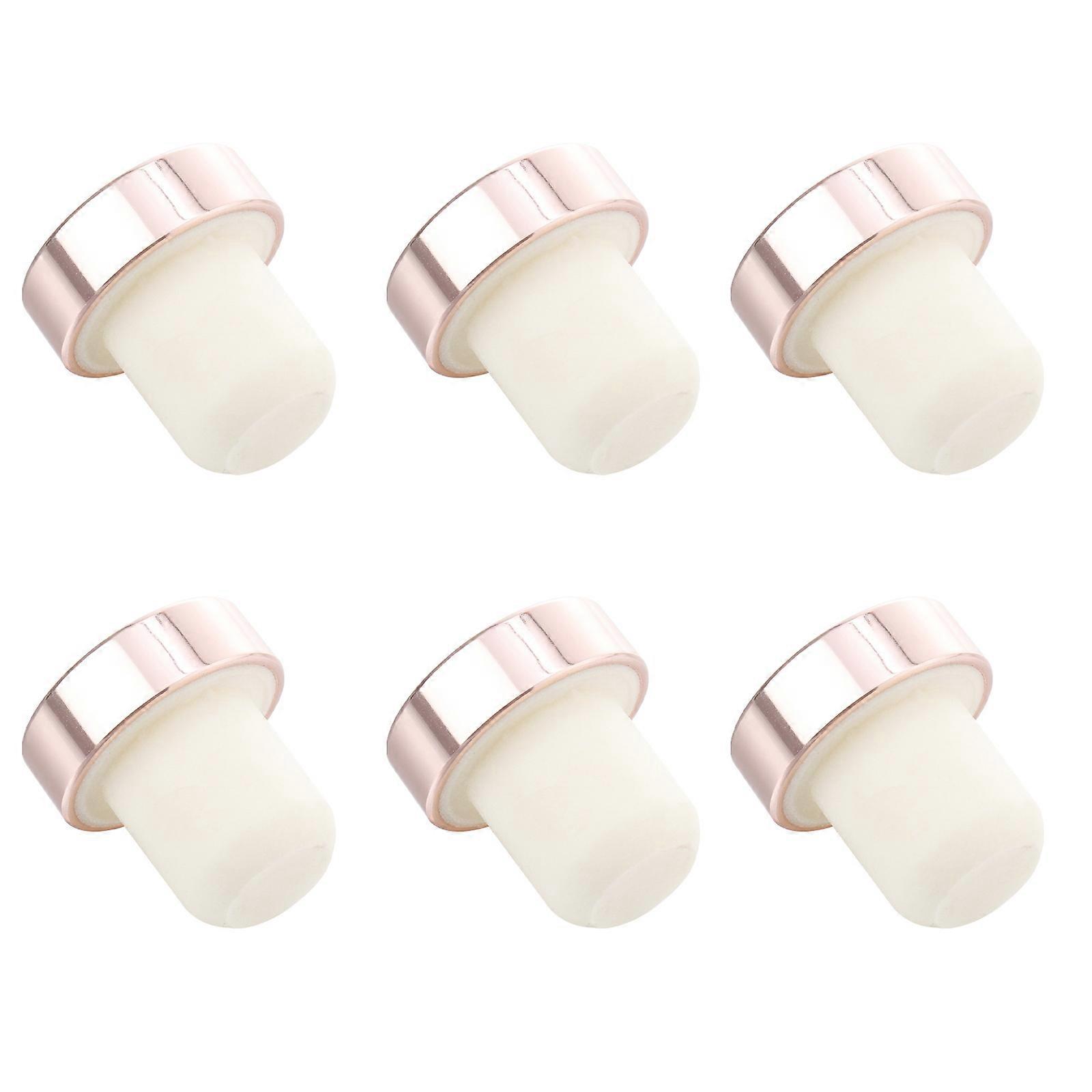 Sealing Caps T-Shaped Plugs For Home Use 1.18X1.14X1.14In Reusable 6 Pcs