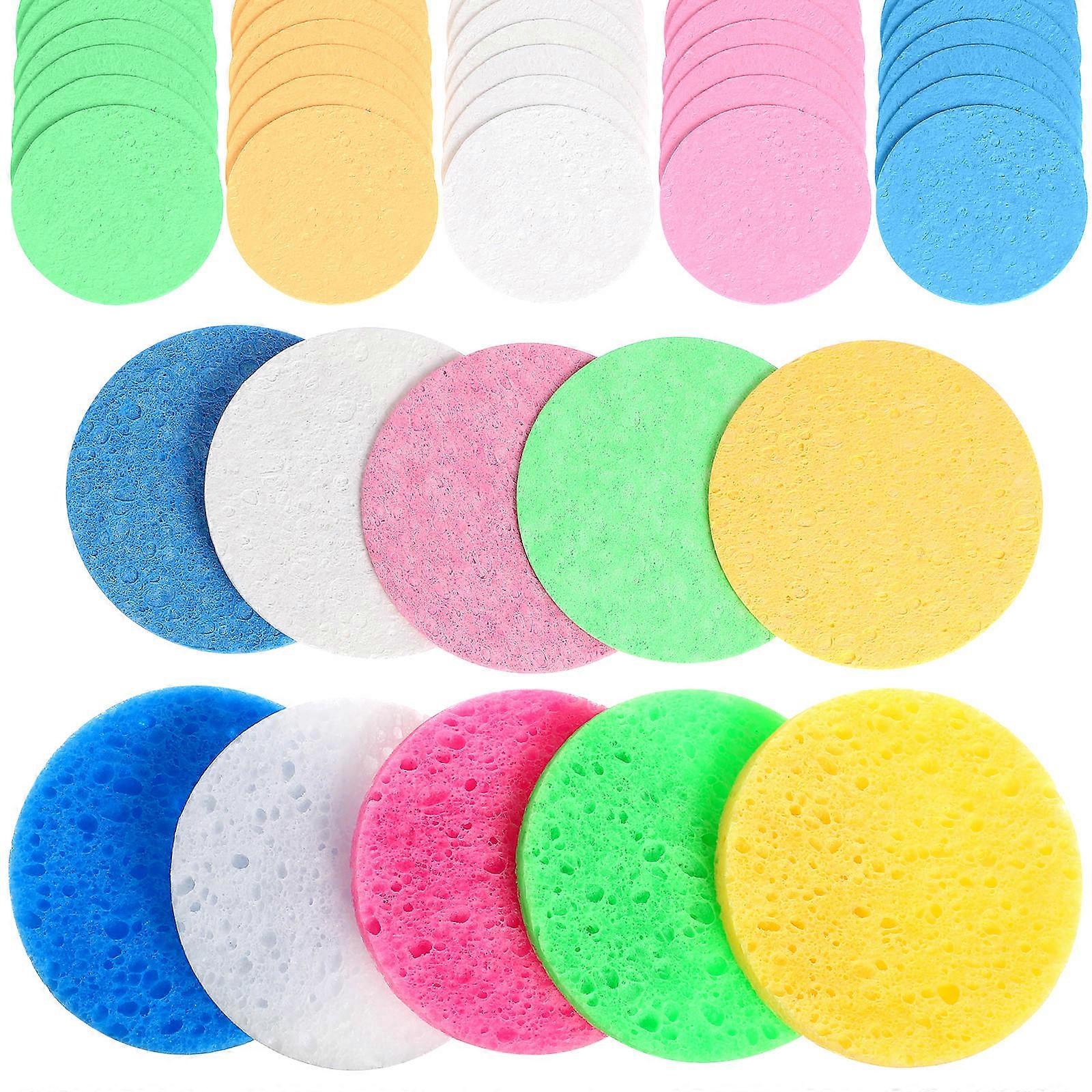 Sponge Puff Face Cleansing Sponges for Makeup Removal 150Pcs