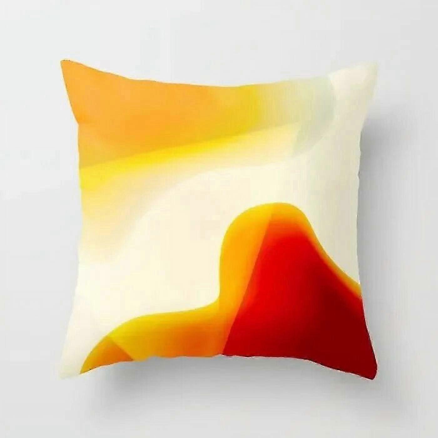 Pillow Cases Cotton Linen Office Luxury Cushion Cover Simple Style Heart Shape Pattern Print Home Sofa Decorative Pillow Cover 2025