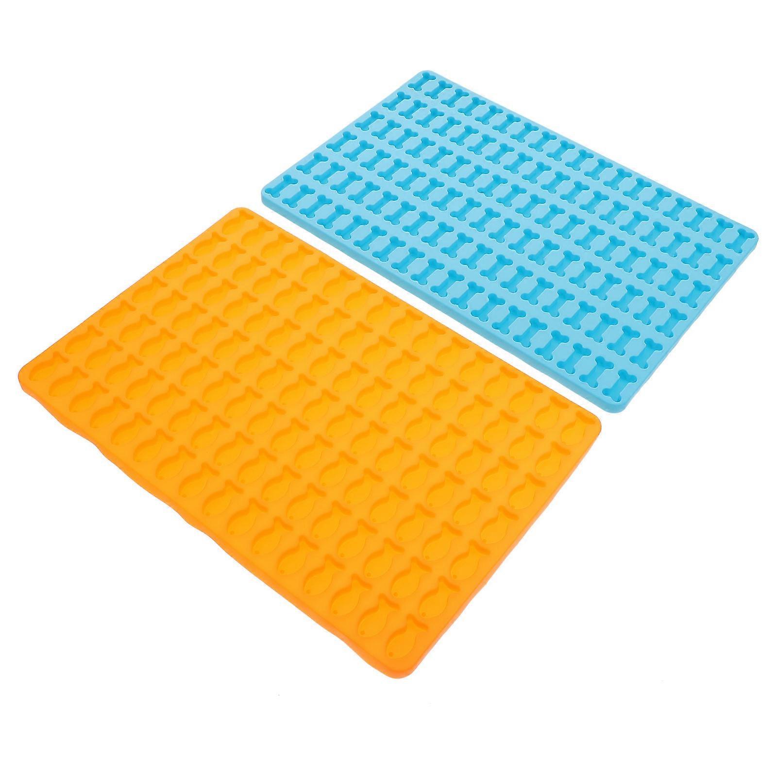 Baking Mold Fish Shape for Kitchen Use 2Pcs Silicone DIY Biscuit Molds