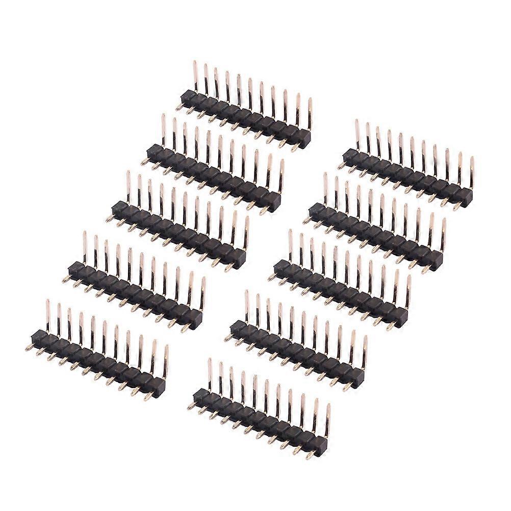 Pin Header 11 Pin Single Row Male Header Connector for Electronics 10Pcs