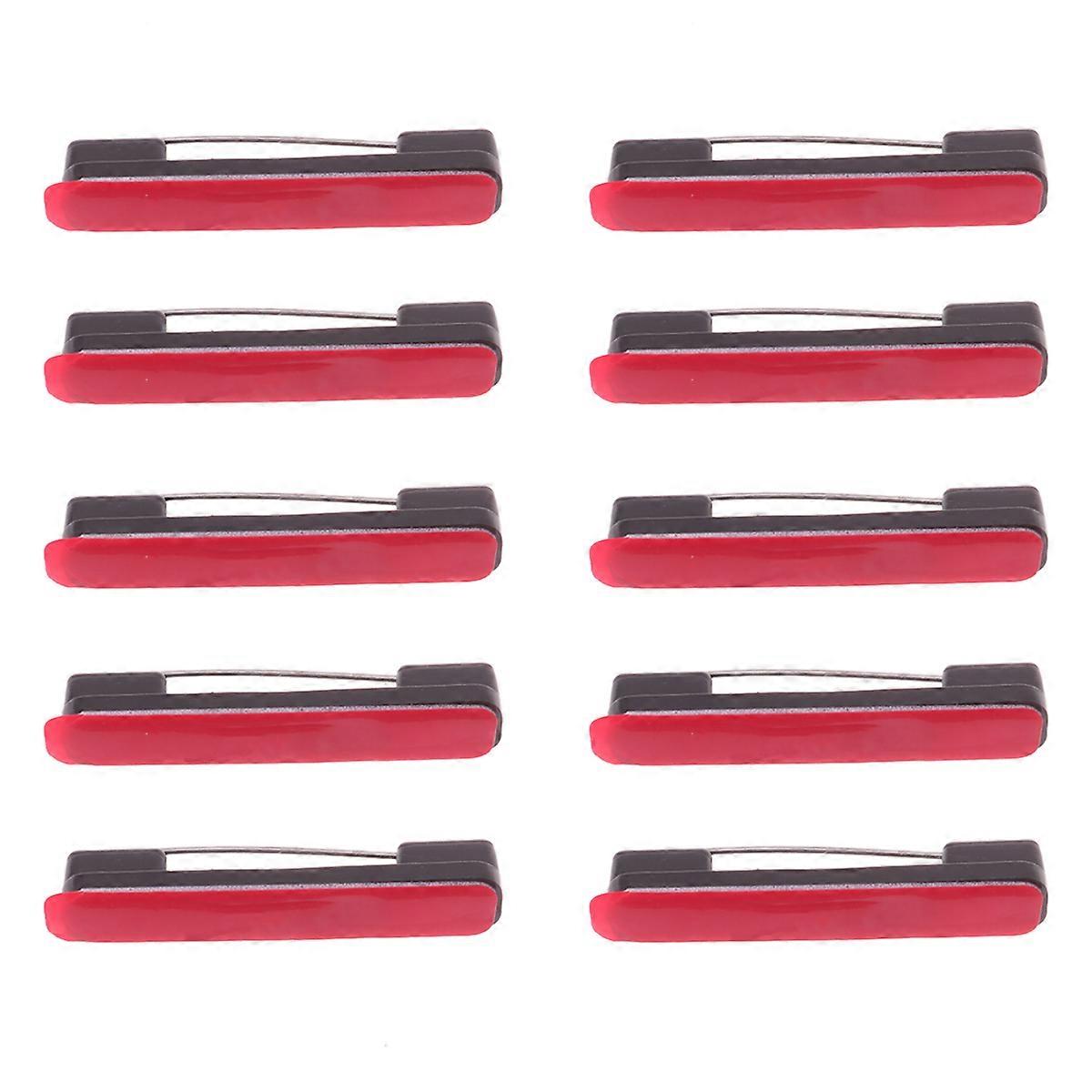 Safety Pins Self-Adhesive Safety Bar for Id Badge 300Pcs Black Buckle