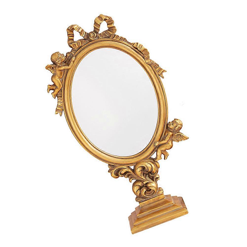Resin Makeup Mirror Decorative Desktop Mirror for Home 3Pcs Set
