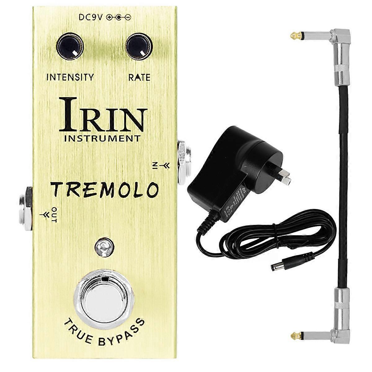 an-07 Tremolo Guitar Effect Pedal Classic Photoelectric Tube Circuitry True Bypass Includes Adapter