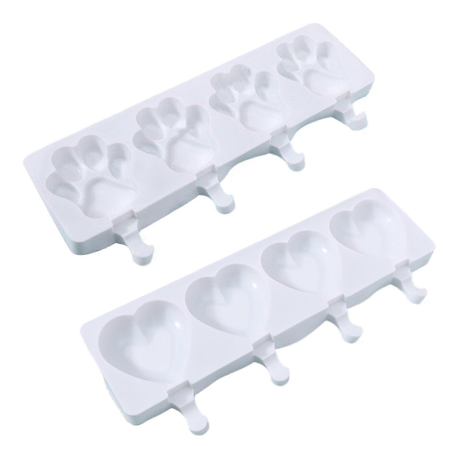 2pack/lot Ice Cream Making Works Silicone Mold Easy To Operate And Clean Resistant To High And Low