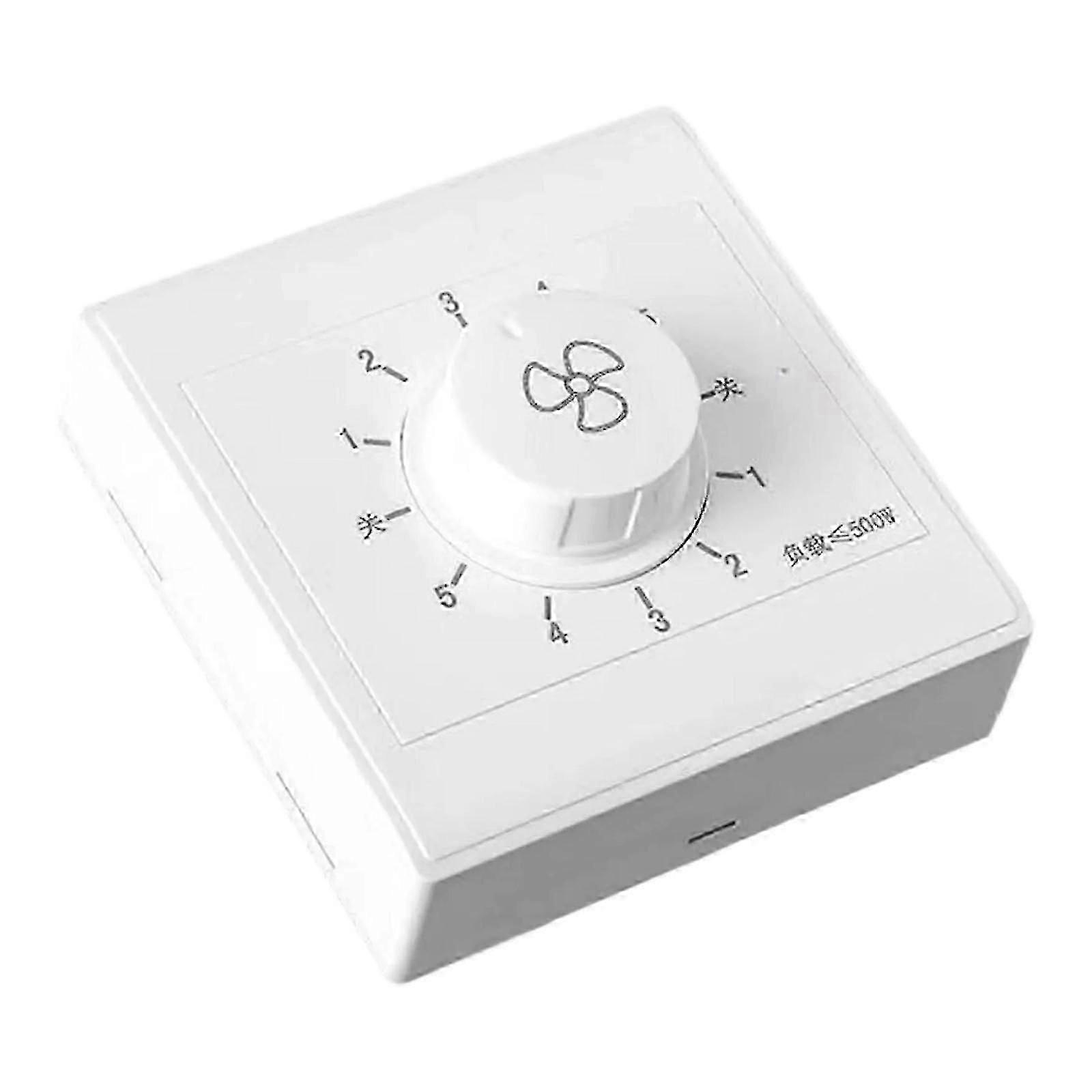 86 Type Fan Speed Controller Five Speed Regulator Portable Ceiling Fan Speed Controller for Range Hoods Dorm Restaurant Hotel