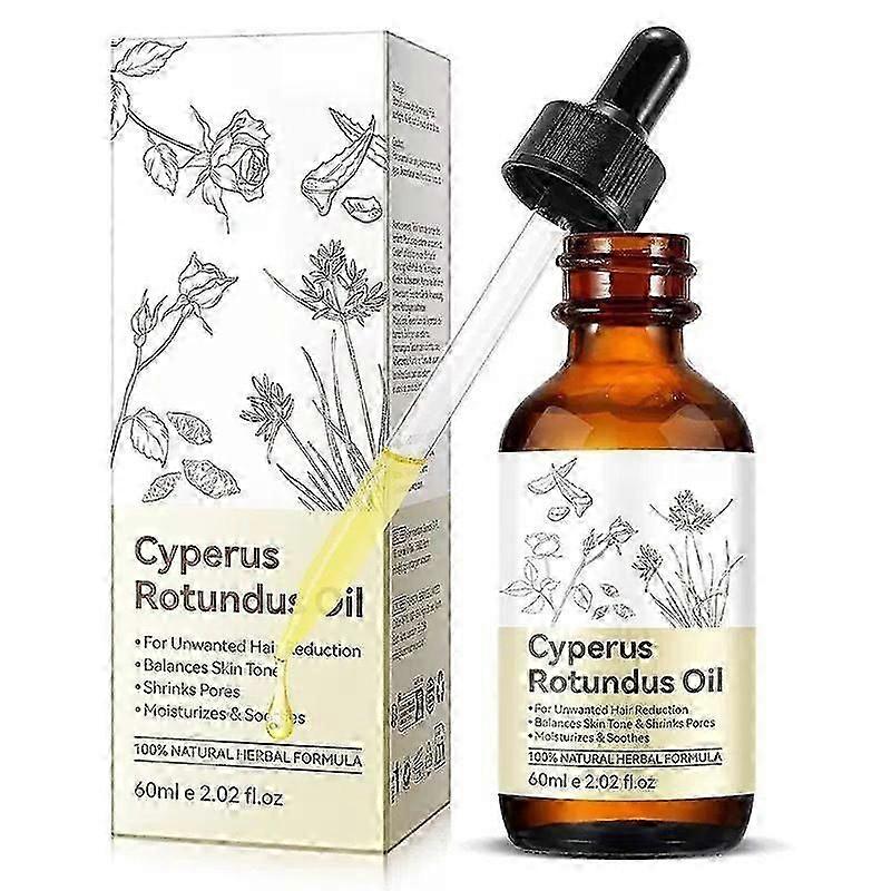 زيت السعد المستدير للنساء، زيت طبيعي لما بعد إزالة الشعر | عناية نباتية مهدئة ومغذية للبشرة | تركيبة عشبية نباتية