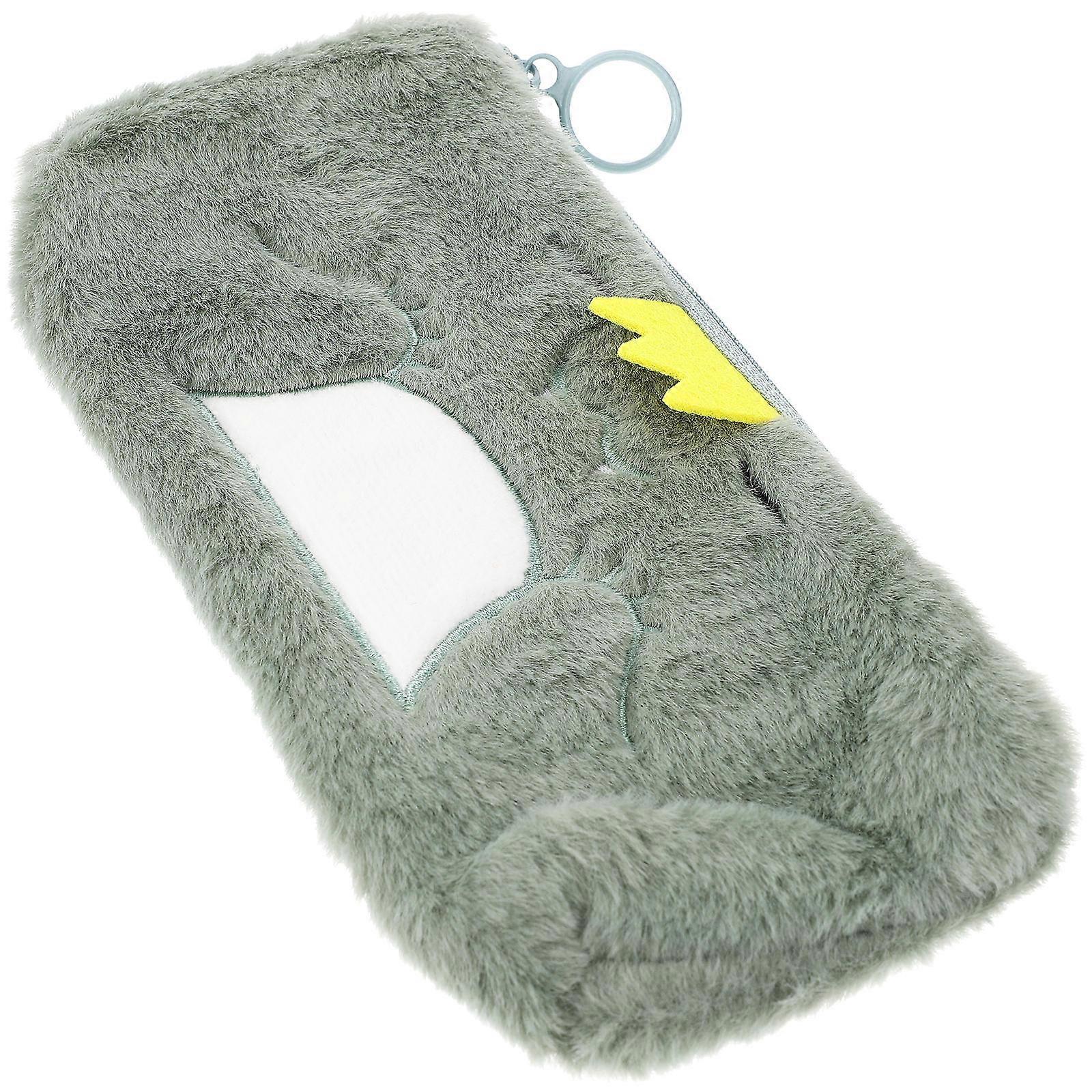 Plush Dinosaur Pencil Case Pen Organizer for School Use 3Pcs