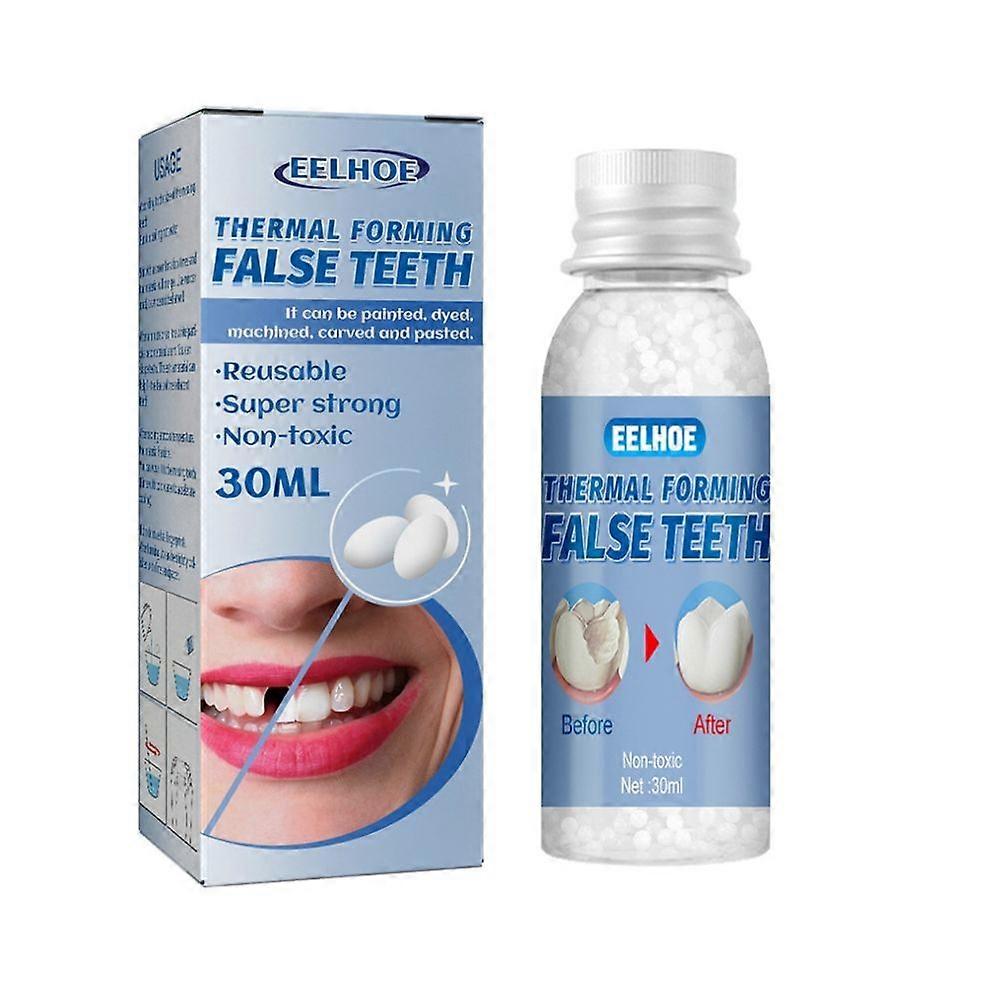 1-3pcs Temporary Tooth Repair Moldable Fix Broke Gap Teeth False Teeth Solid Glue 30ml
